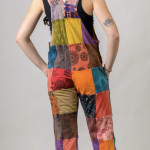 Patchwork Cotton Jump Suit