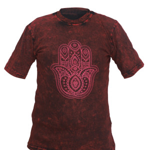 Hamsa Printed Cotton T-Shirt