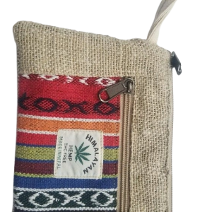 Multicolor Hemp Coin Pouch