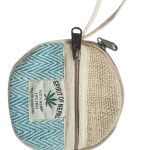 Round Coin Hemp Pouch