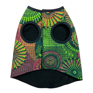 Printed Fleece-Lined Dog Winter Jacket