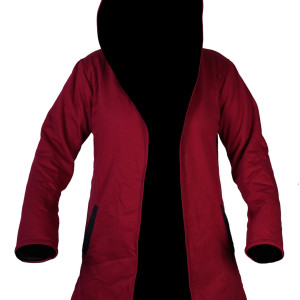 Red Cotton Hoodie