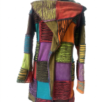 Cotton Patchwork Long Jacket