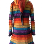 Stonewashed Rainbow Rib Jacket