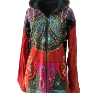 Peace Symbol Cotton Jacket