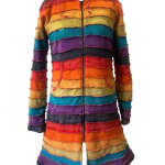 Stonewashed Rainbow Rib Jacket
