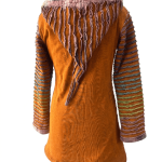 Razor-Cut Tie Dye Long Jacket