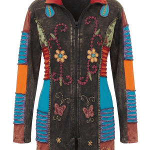 Flourish Patchwork Long Jacket