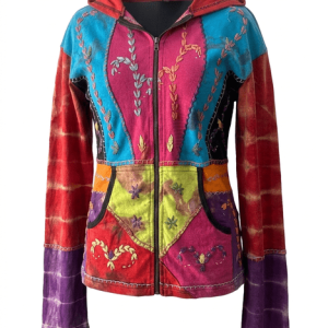 Hand Embroidery Tie-Dye  Women Jacket