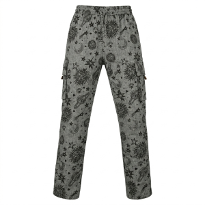 Unisex Printed Cotton Cargo Pants/Trousers