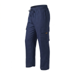 Hippie Plain Cotton Cargo Pants