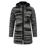 Hand-Knitted Tie-Dye Woolen Long Jacket