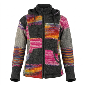 Hippie Patchwork Woolen Jacket