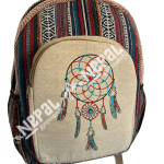 Dreamcatcher Print Hemp Backpack