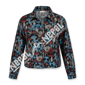 Mushroom Print  Jacket