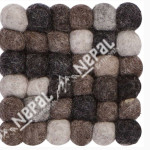 Felt Ball Tea Coaster