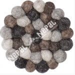 Felt Ball Tea Coaster