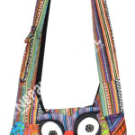 Owl Patchwork Crossbody Bag