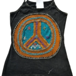Peace Symbol Women's  Cotton Tank Top