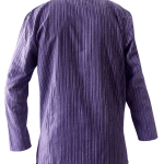 Striped Cotton Kurta Shirt with 3 Button