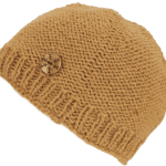 Hand Knitted Beanie With Botton