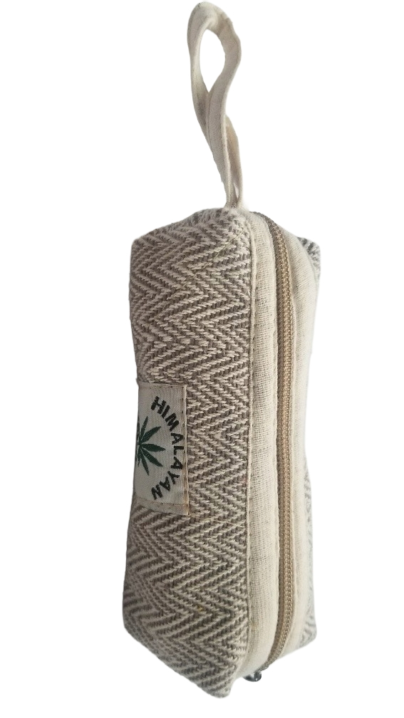 Hemp Coin Pouch – Handmade in Nepal | Eco-Friendly Wallet