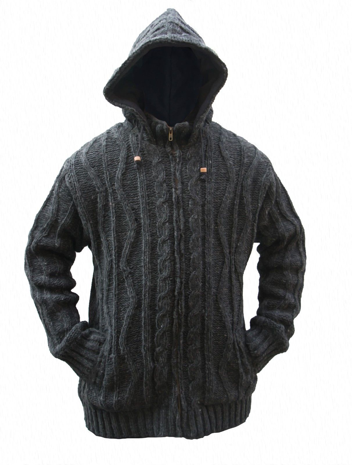 Hippie Himalayan Woolen Jacket – Handmade in Nepal | Boho Winter Wear