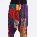 Nepali Patchwork Harem Trousers – Handmade in Nepal | Boho Pants