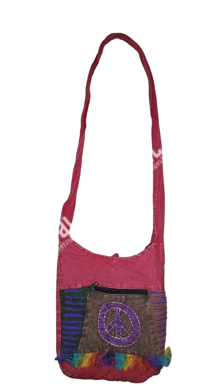 Zip Passport Bag – Handmade in Nepal | Boho Travel Bag