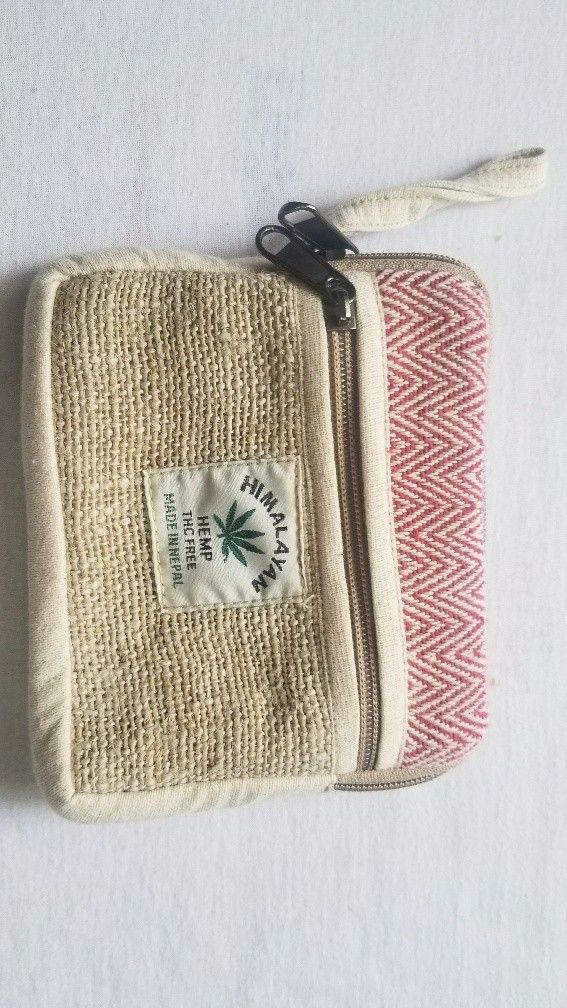 Hemp Small Coin Pouch