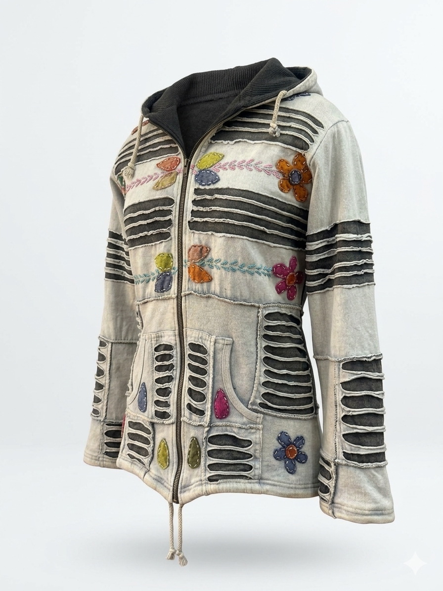 Cotton Patchwork Jacket