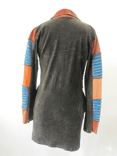 Flourish Patchwork Long Jacket