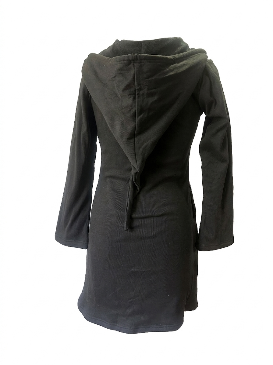 Rib Cotton Long Jacket