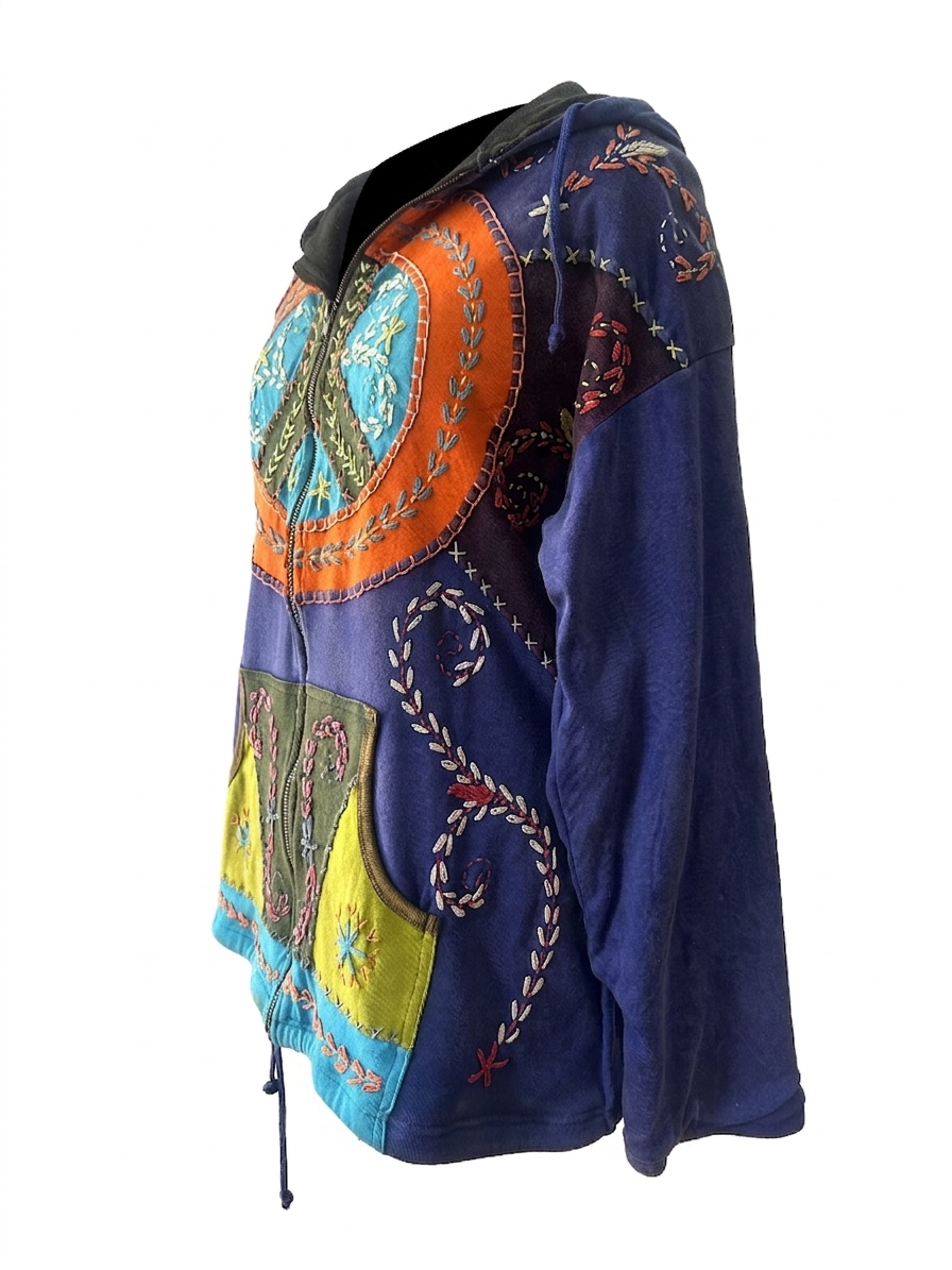 Peace Symbol Cotton Jacket