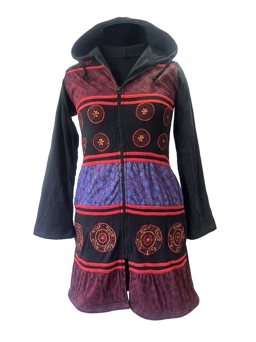 Rib Cotton Long Jacket