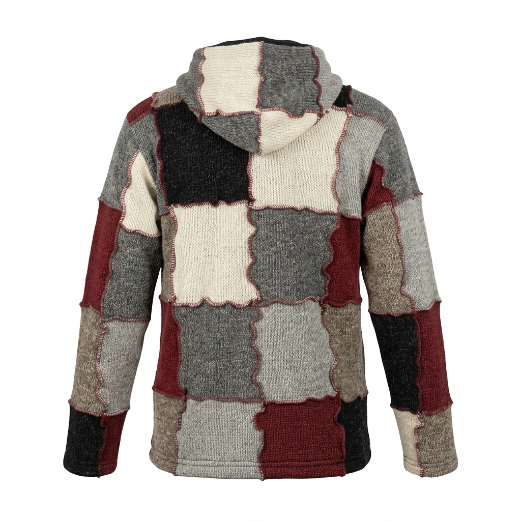 Patchwork Woolen Jacket