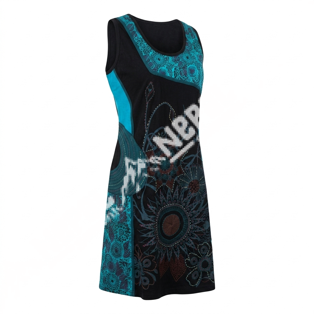 Hand Embroidered Cotton Dress