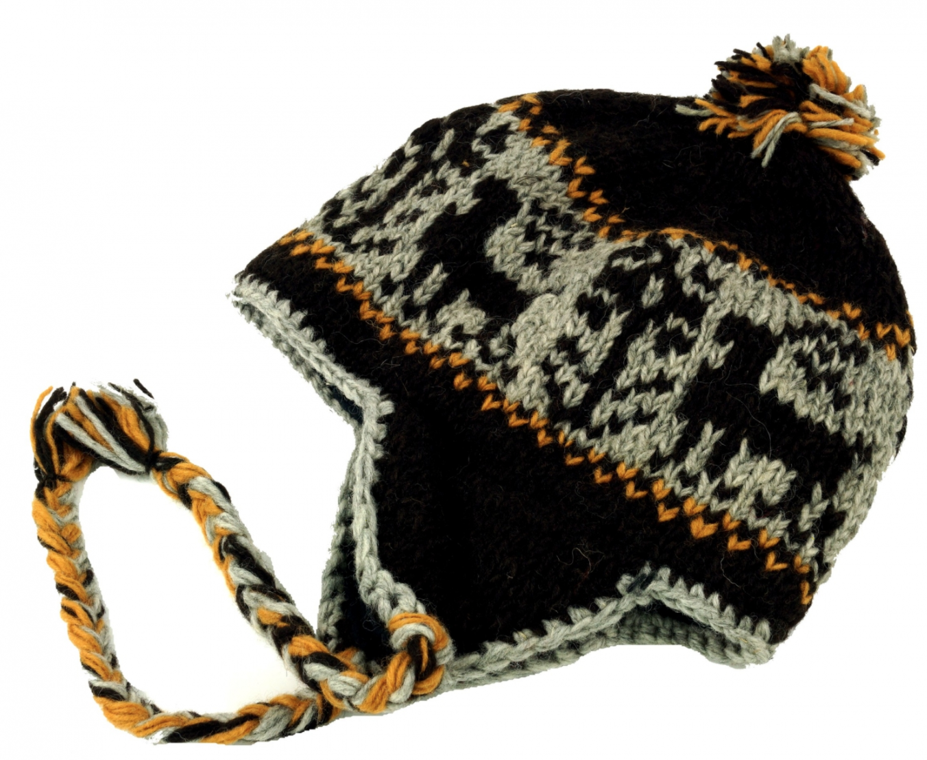 Hand Knitted Monkey Woolen  Cap